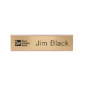 Engraved Desk & Wall Name Plate (8"x2")